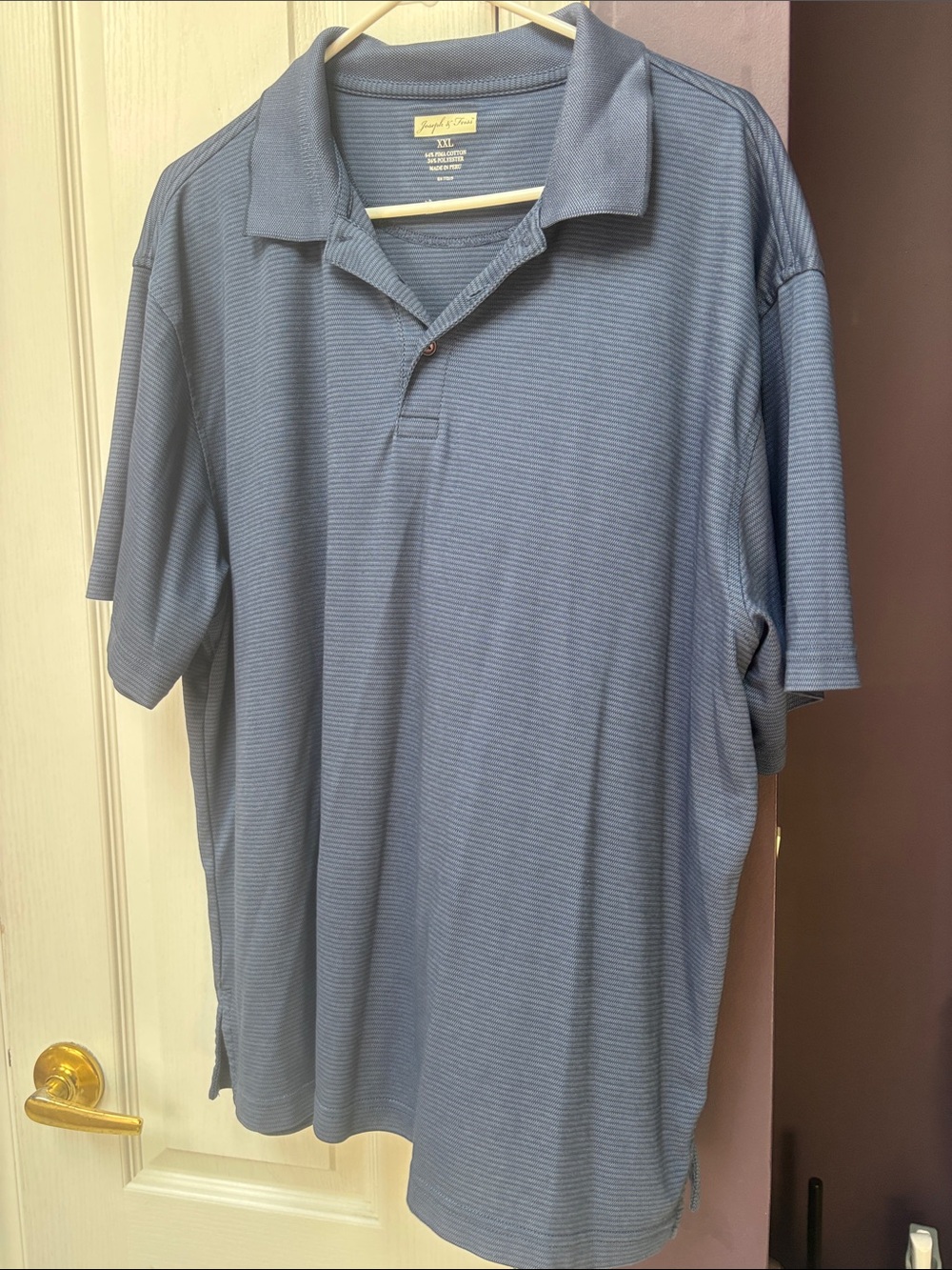 Joseph & Feiss Light Blue Micro-Stripe Polo